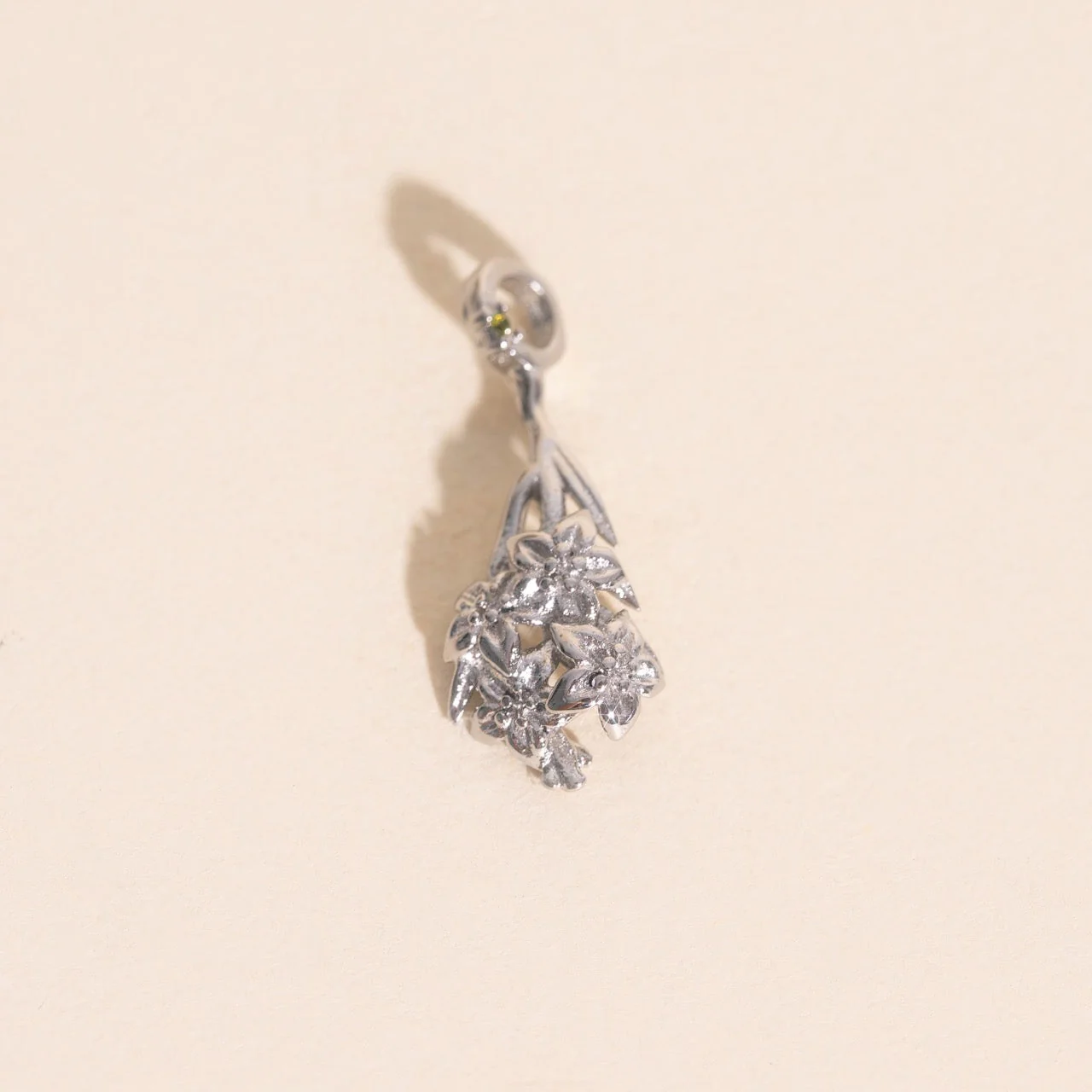 August Gladiolus Birth Flower Necklace Charm - Image 8