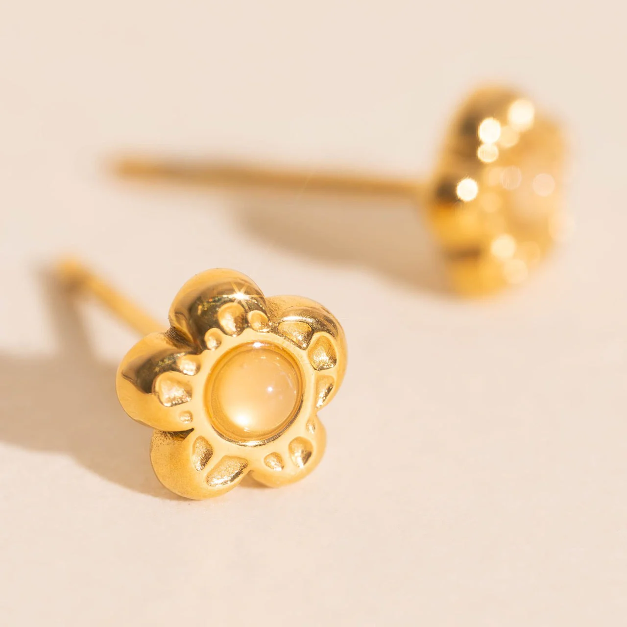 Autumn Bloom Mini Stud Earrings - Image 4