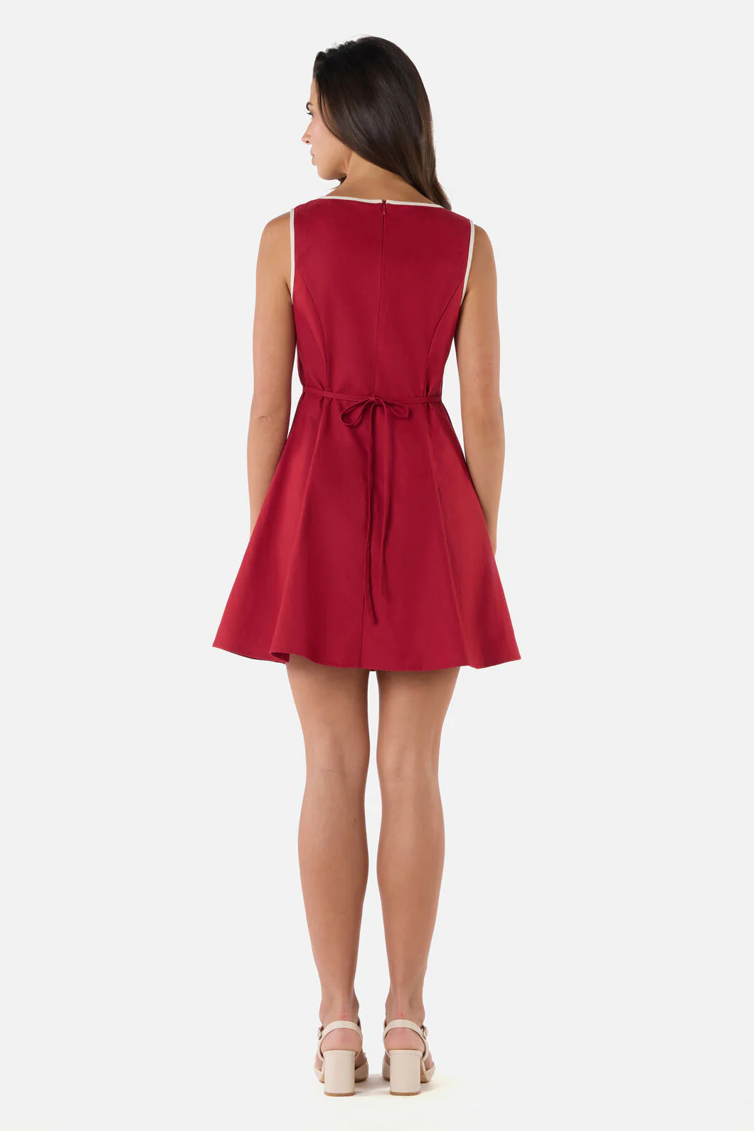 Bailey Contrast Mini Dress - Image 10