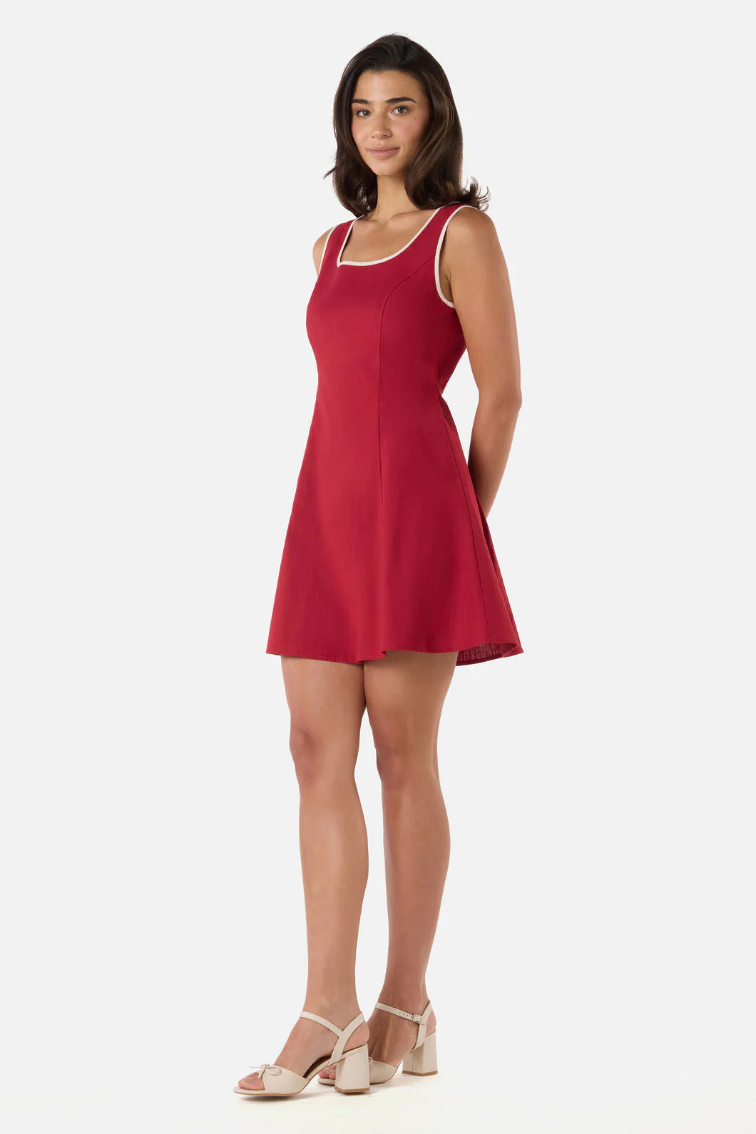 Bailey Contrast Mini Dress - Image 9