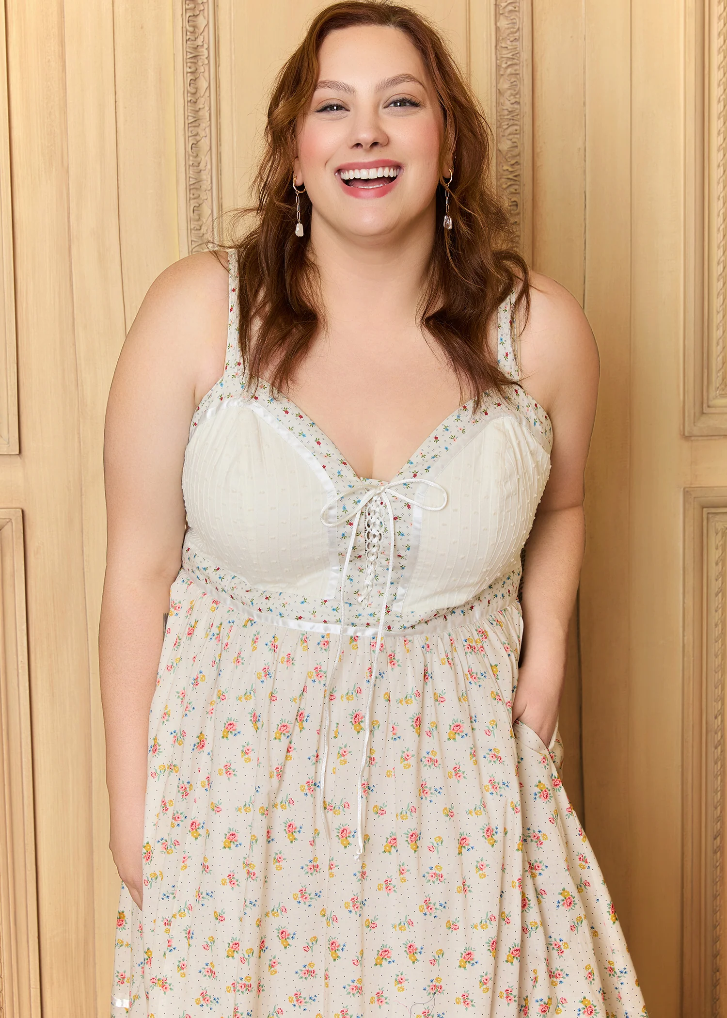 GUNNE SAX for ModCloth Reyna Lace-Up Maxi Dress - Image 4