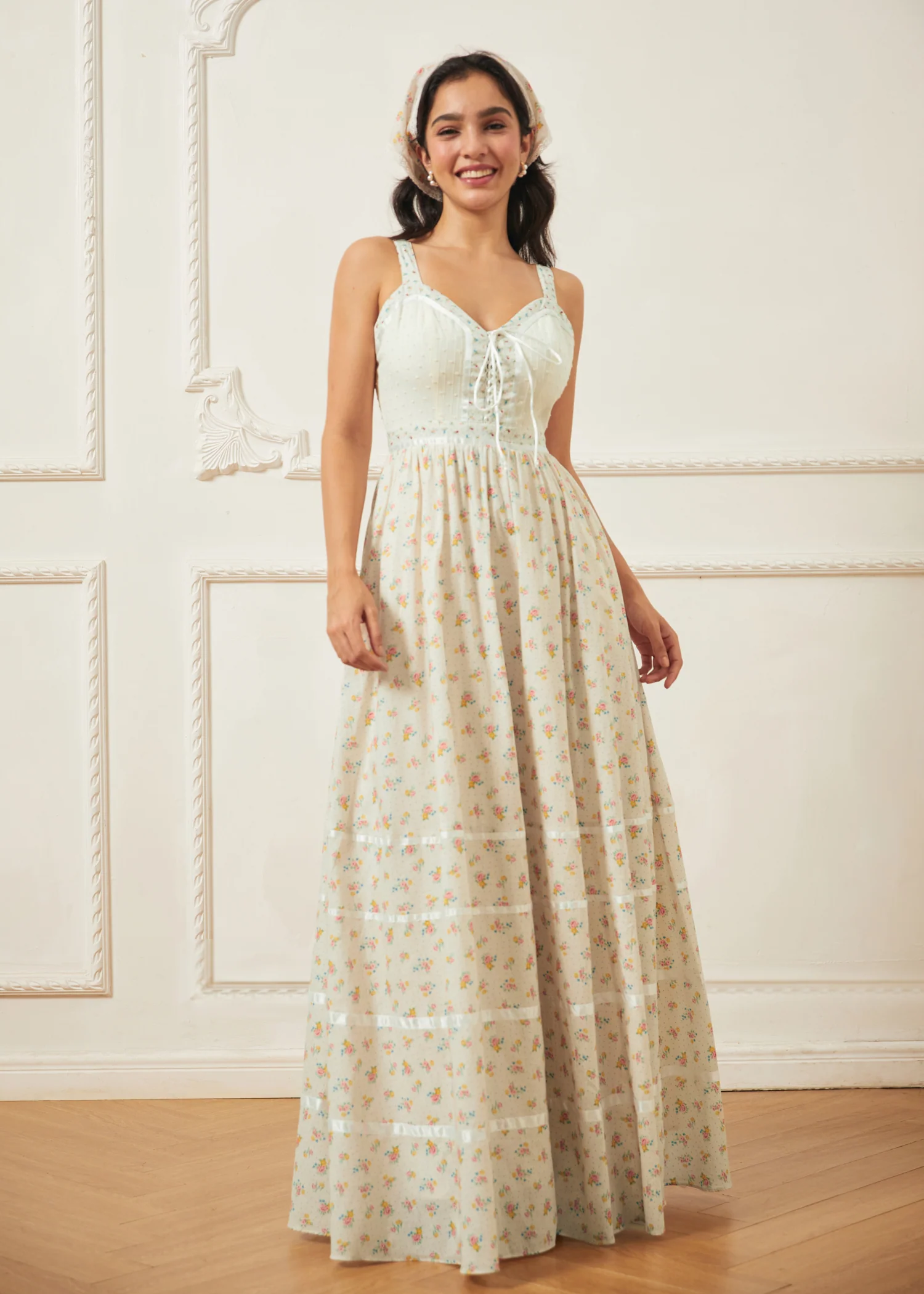GUNNE SAX for ModCloth Reyna Lace-Up Maxi Dress - Image 7