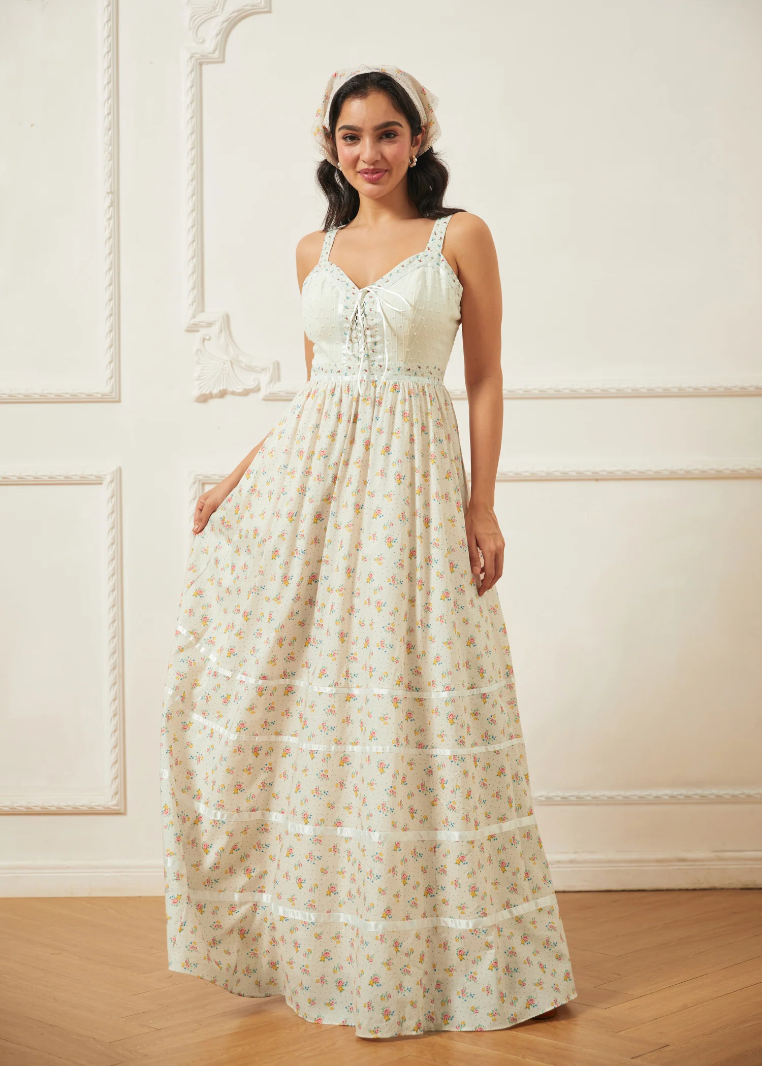 GUNNE SAX for ModCloth Reyna Lace-Up Maxi Dress - Image 8