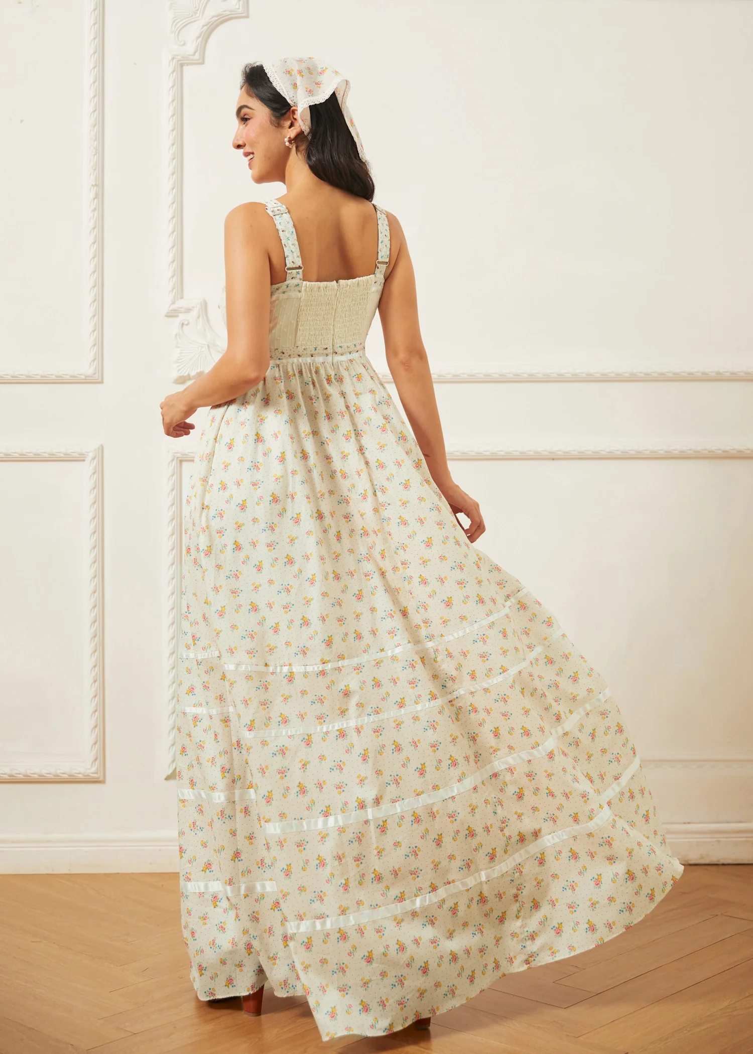 GUNNE SAX for ModCloth Reyna Lace-Up Maxi Dress - Image 9