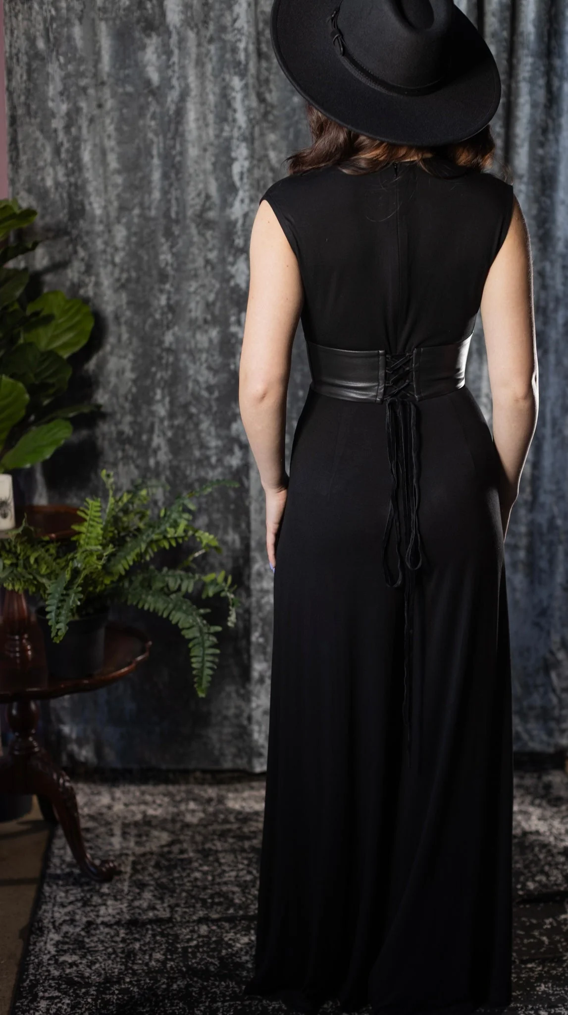Baudelaire Jersey Jumpsuit - Ever Haunting Corset Waist - Image 4