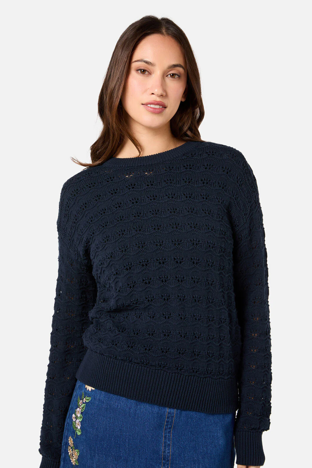 Bea Lacey Knit Sweater - Image 2