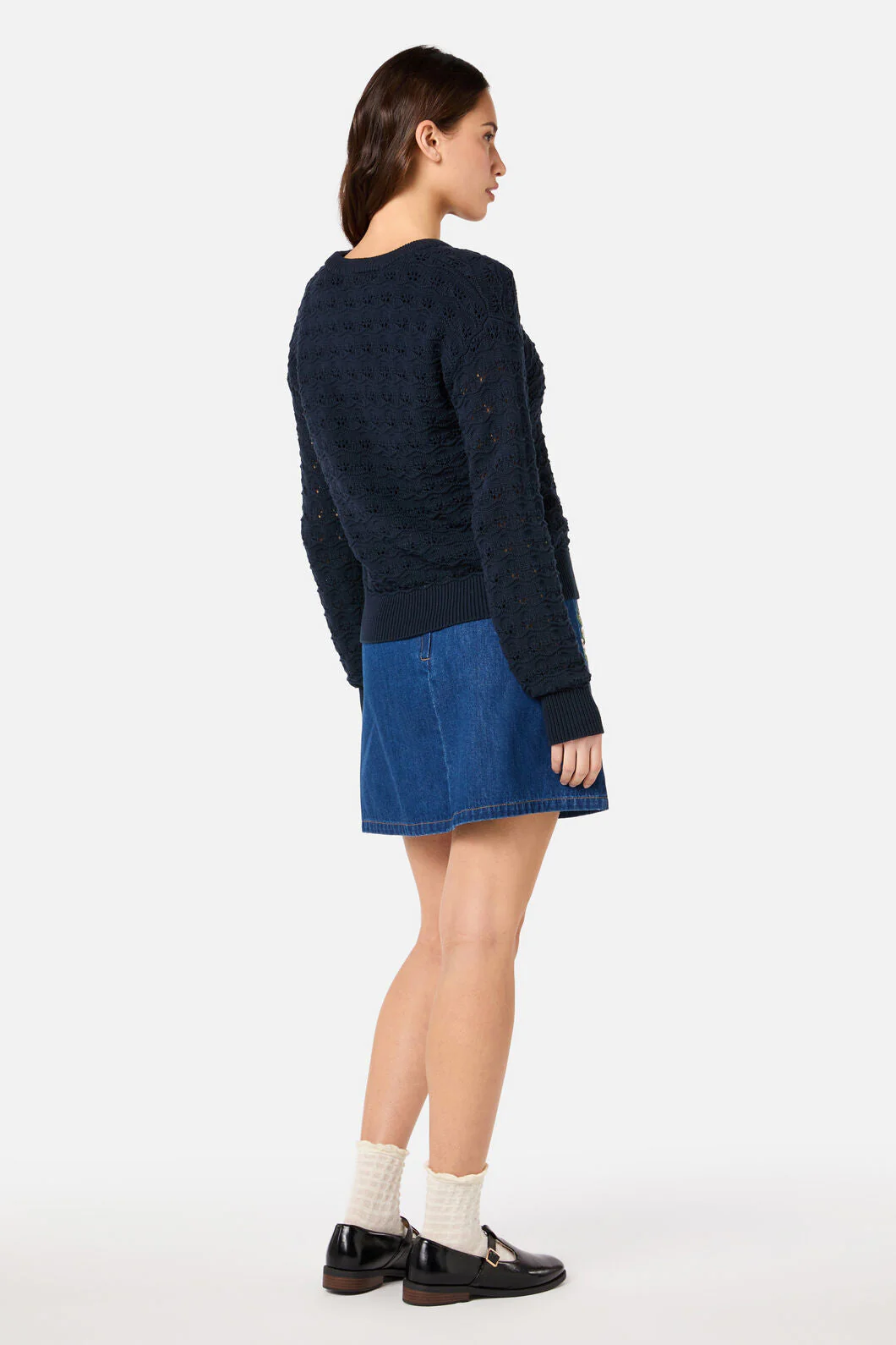 Bea Lacey Knit Sweater - Image 5