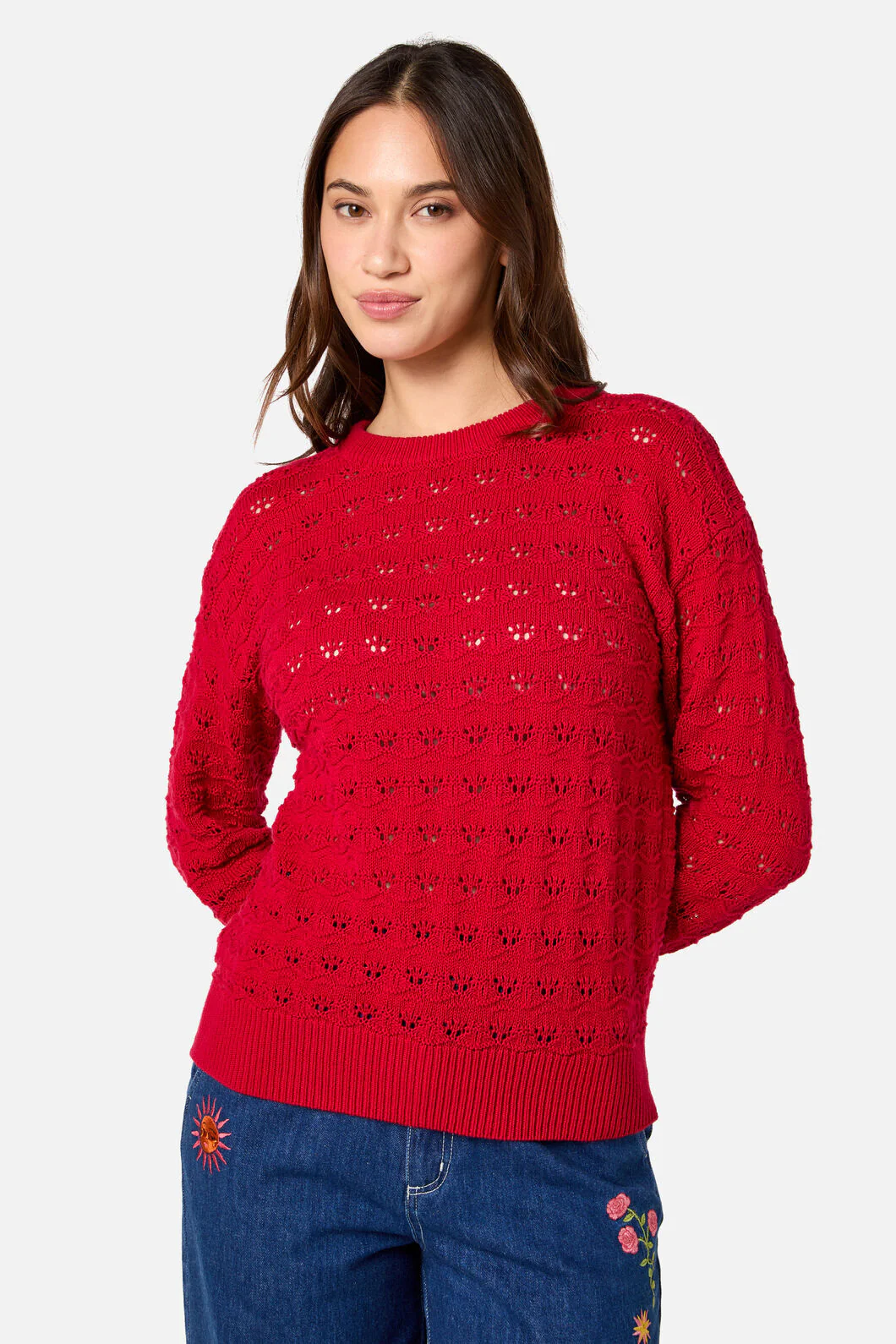 Bea Lacey Knit Sweater - Image 7