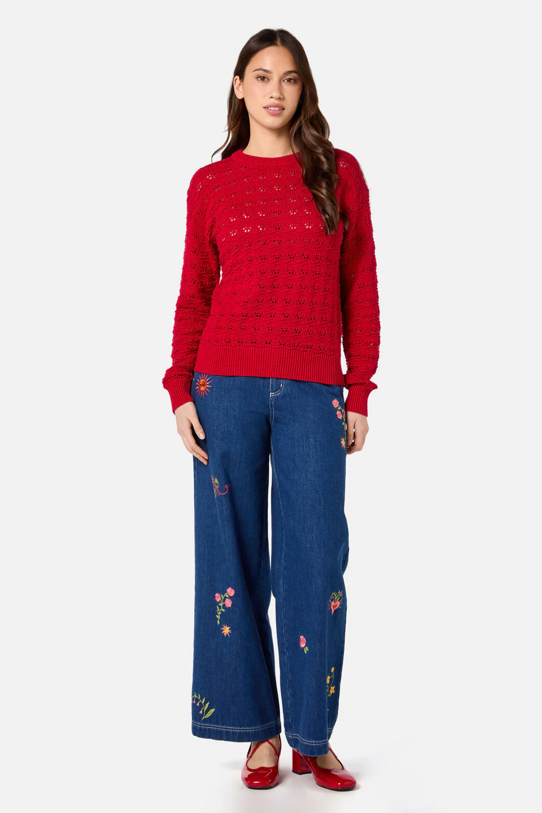 Bea Lacey Knit Sweater - Image 8