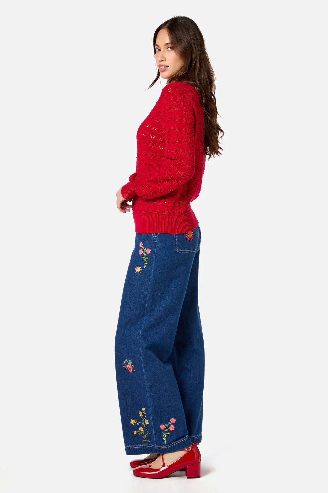 Bea Lacey Knit Sweater - Image 9
