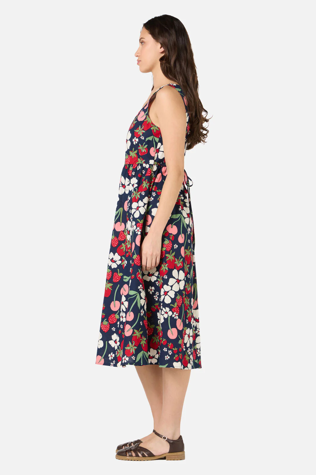 Berries N Cream Midi Dress - Image 4