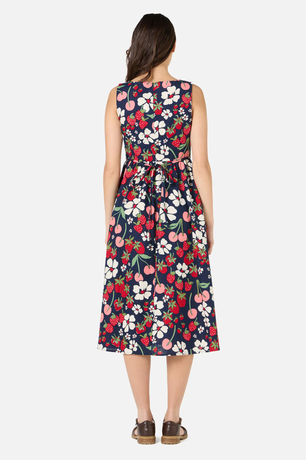 Berries N Cream Midi Dress - Image 5