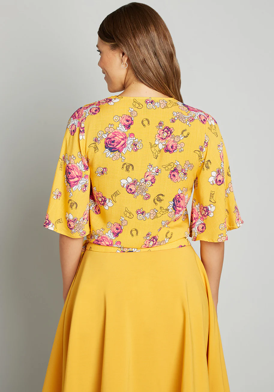 Best Is Yet to Come Wrap Top (Final Sale) - Image 7