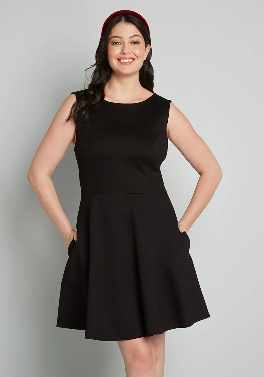Black Bow Affair Fit And Flare Dress (Final Sale) - Image 5