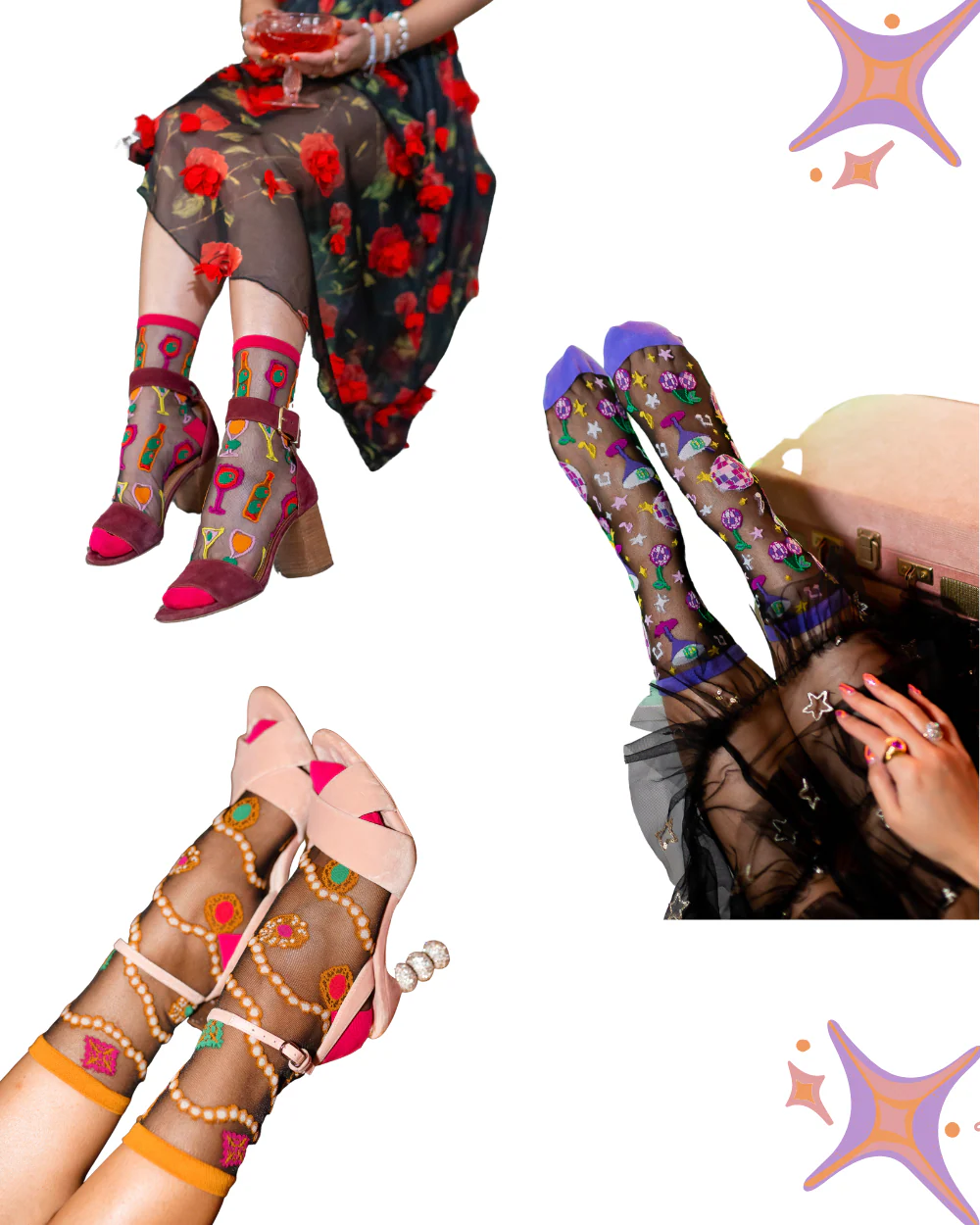 Black Sheer Socks Bundle 1 🍸 Happy Hour - Image 2