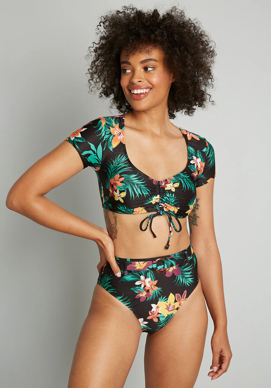 Boardwalk Bliss High-Waisted Bikini Bottom (Final Sale) - Image 5