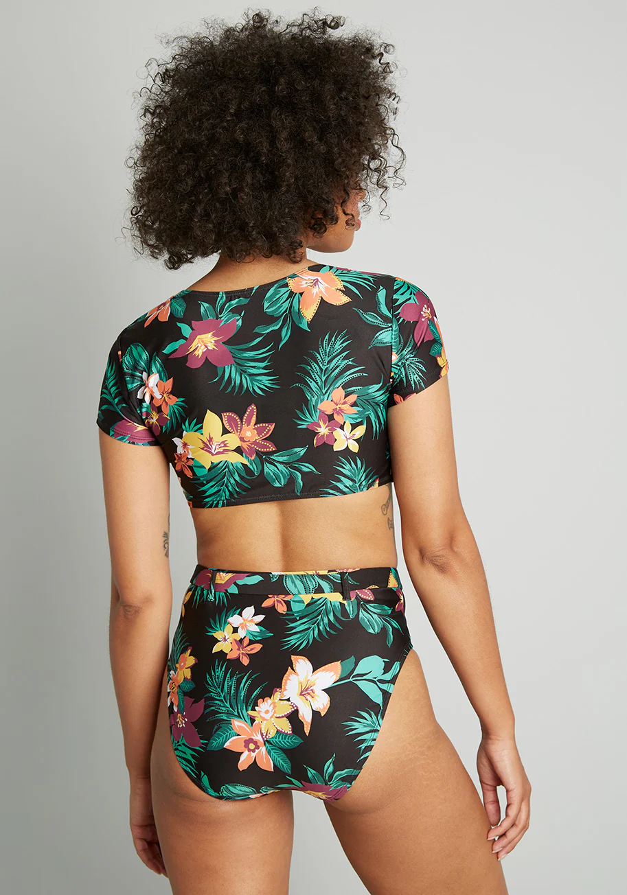 Boardwalk Bliss High-Waisted Bikini Bottom (Final Sale) - Image 6