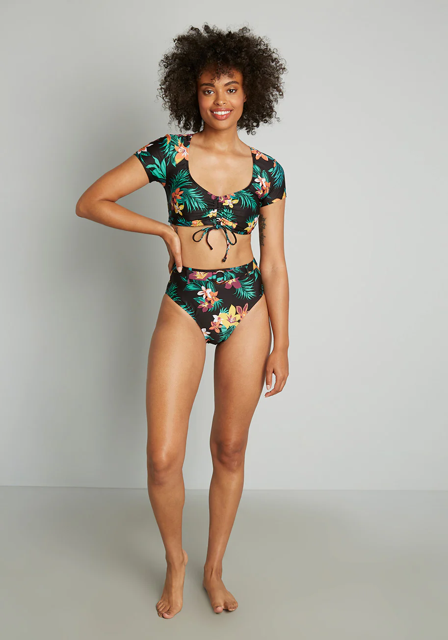 Boardwalk Bliss High-Waisted Bikini Bottom (Final Sale) - Image 7