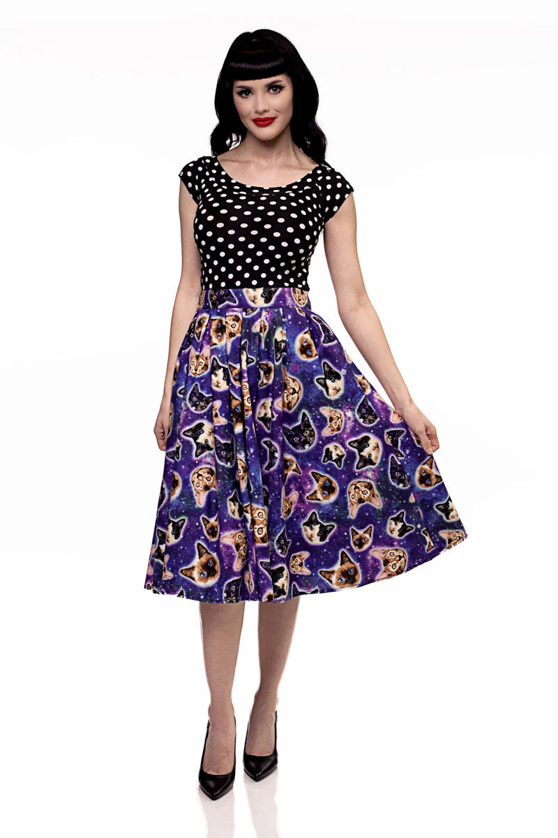 Boat Neck Top in Polka Dots - Image 8