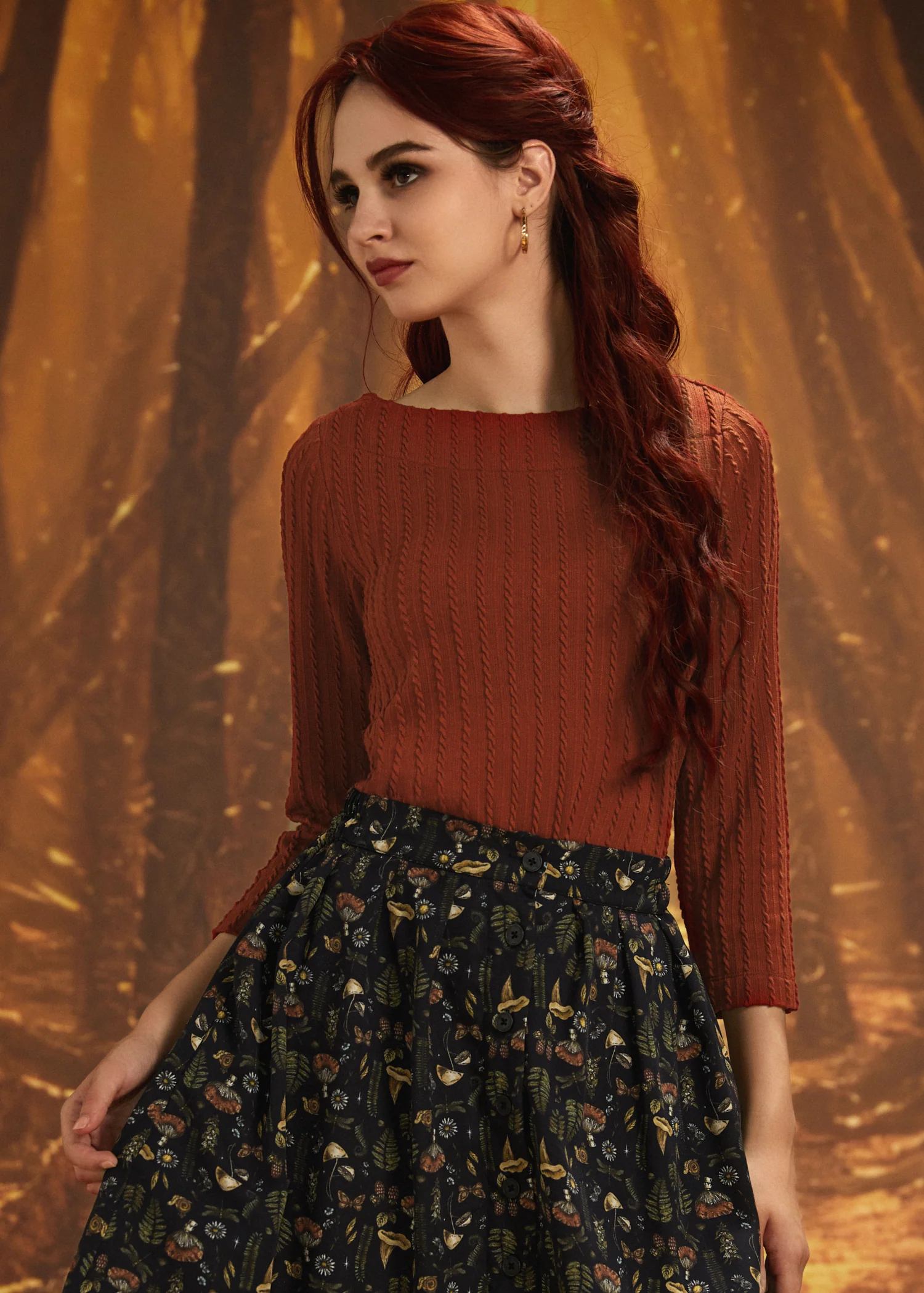 A Crisp Autumn Breeze Boatneck Top - Image 3