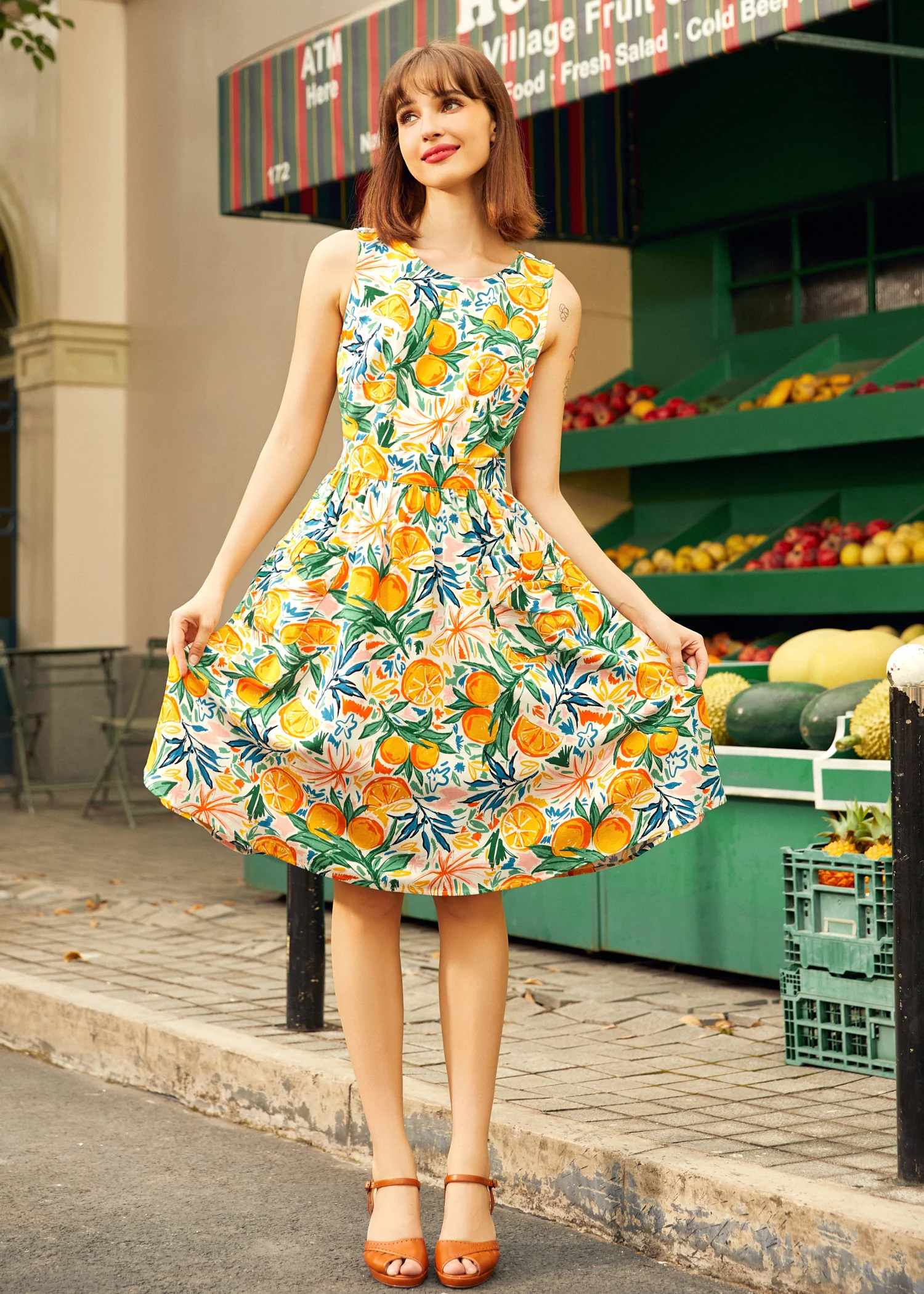 Market Day Fit & Flare Dress - Image 6