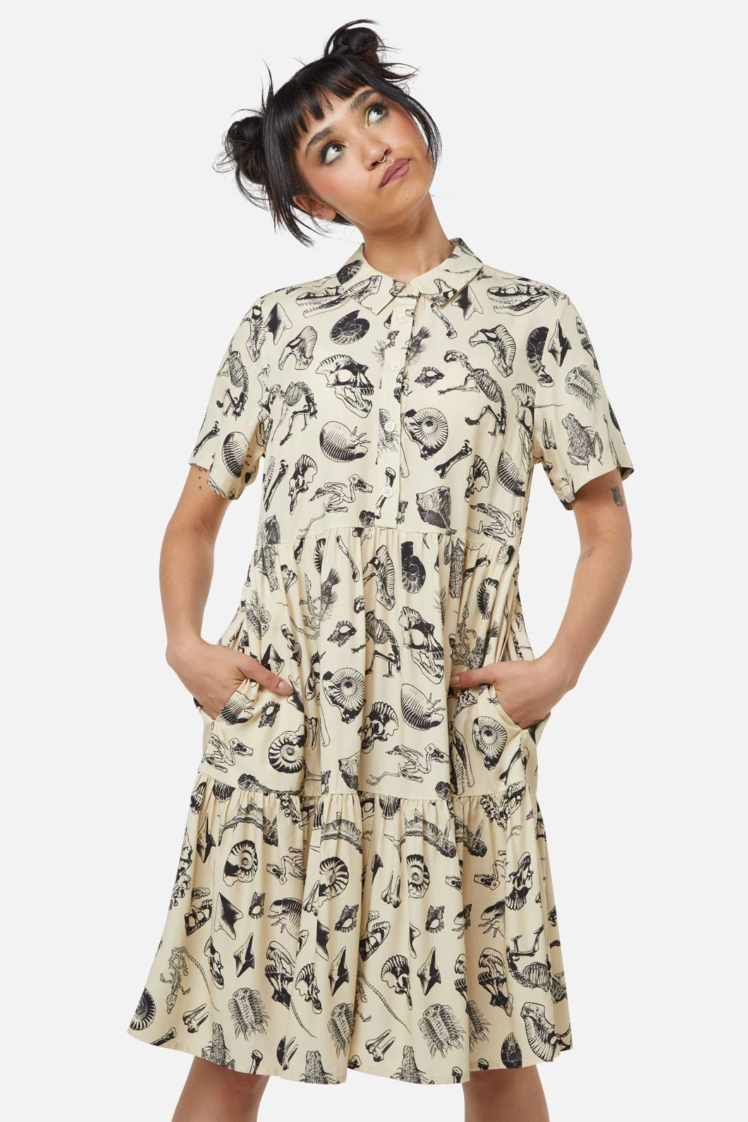 Body Fossils Printed Dress - Image 6
