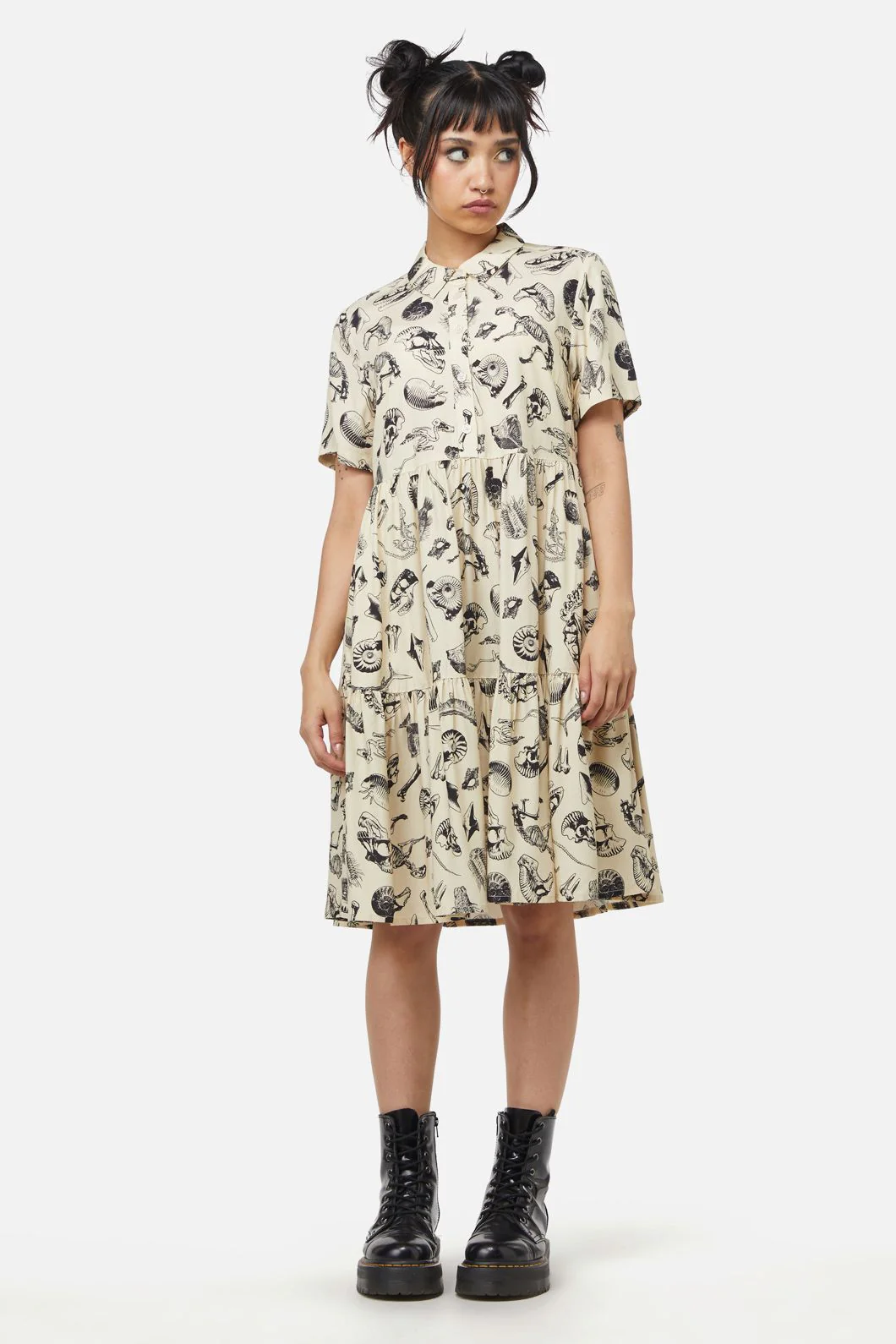 Body Fossils Printed Dress - Image 7