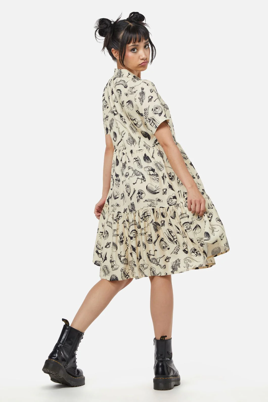 Body Fossils Printed Dress - Image 9