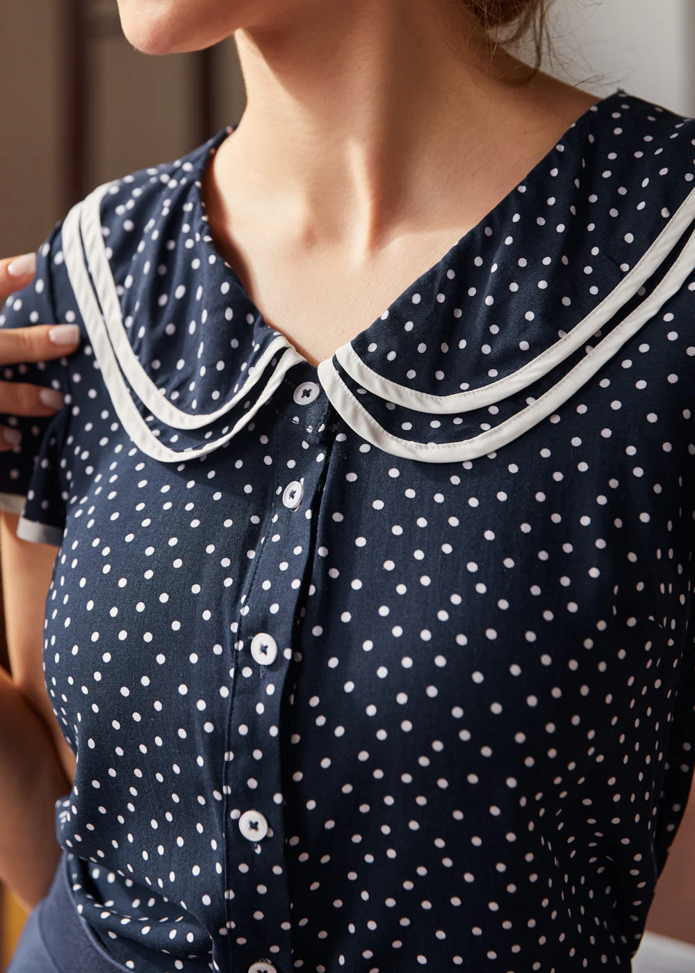 Polka Dot Daydream Blouse - Image 2