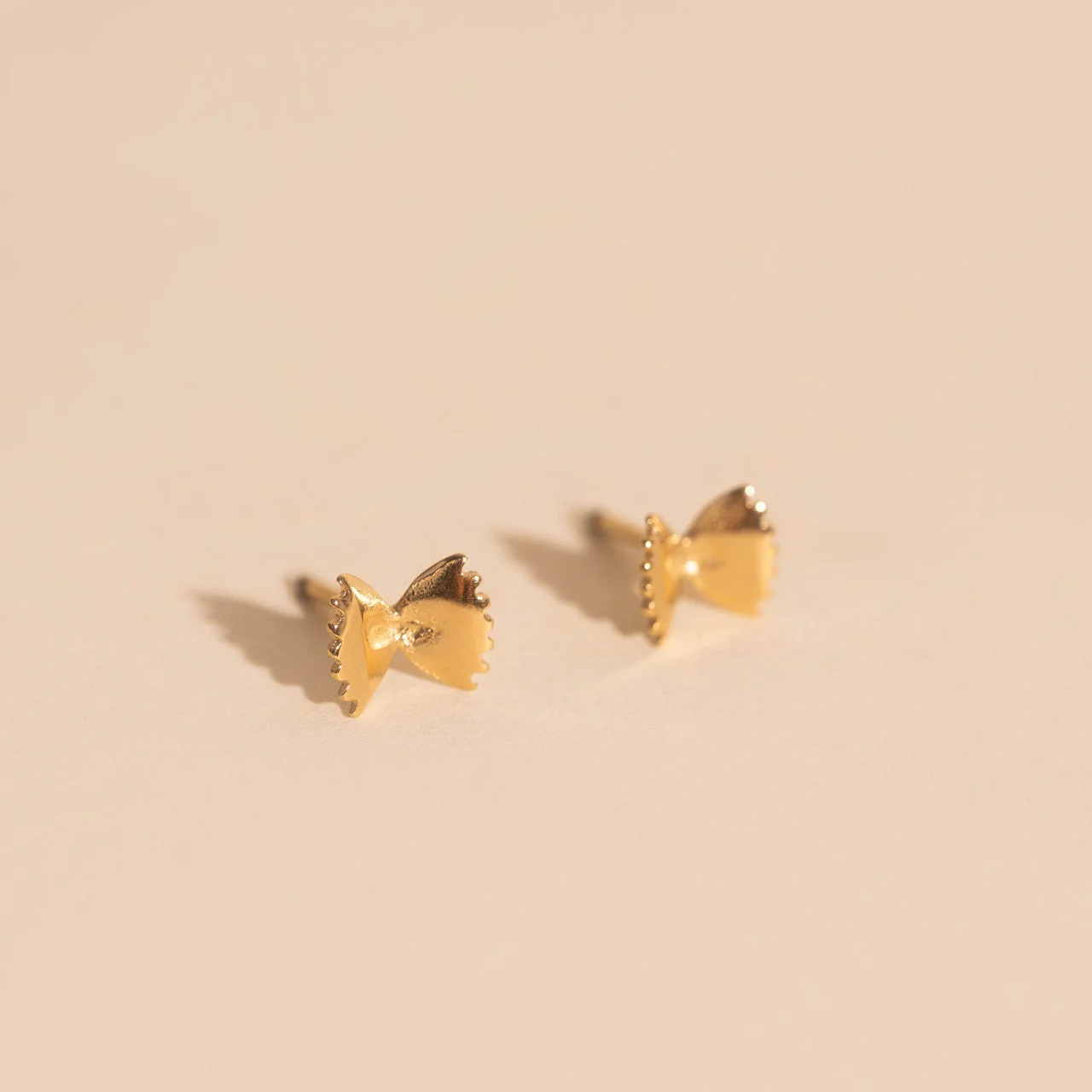 Bowtie Stud Earrings - Image 2