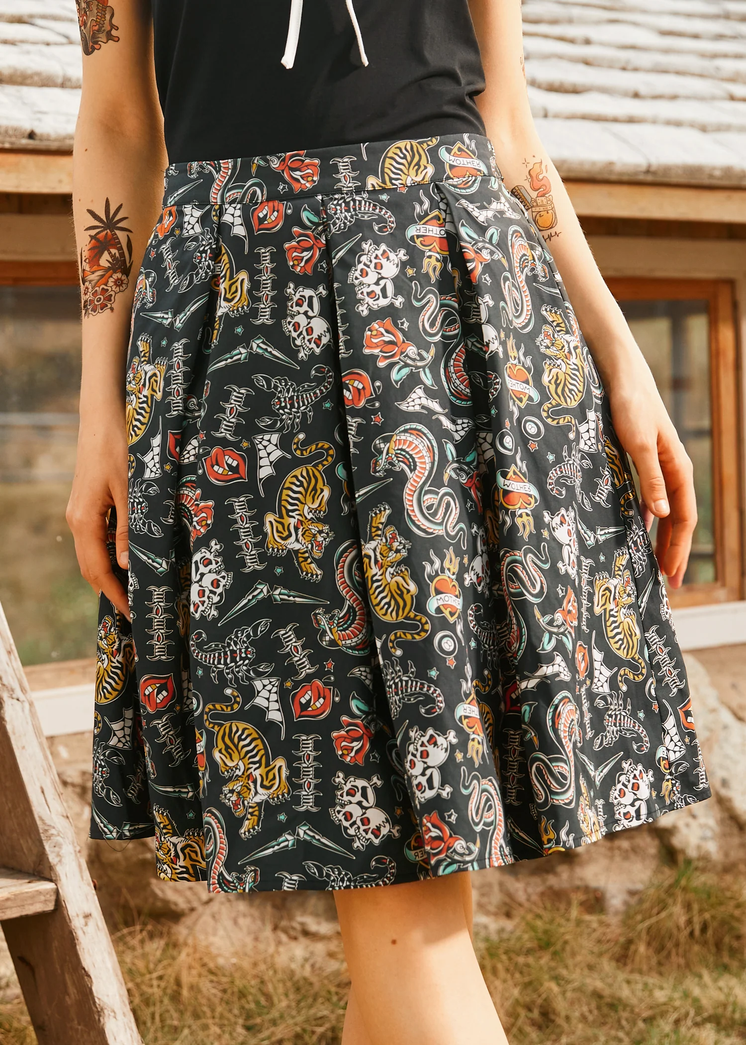 Inked & Iconic Skirt - Image 3