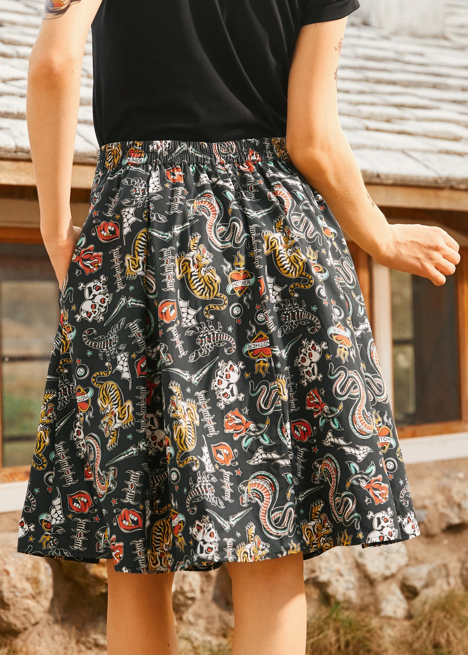 Inked & Iconic Skirt - Image 4
