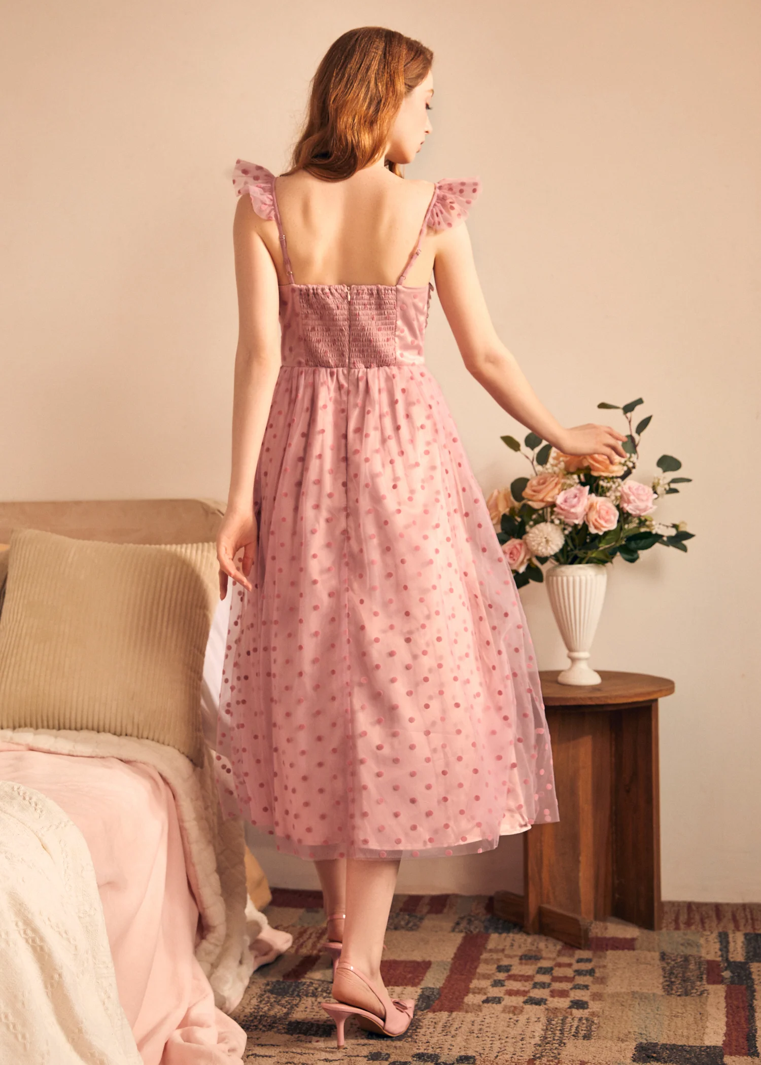 Midsummer Flutter Fit & Flare Dress - Image 5