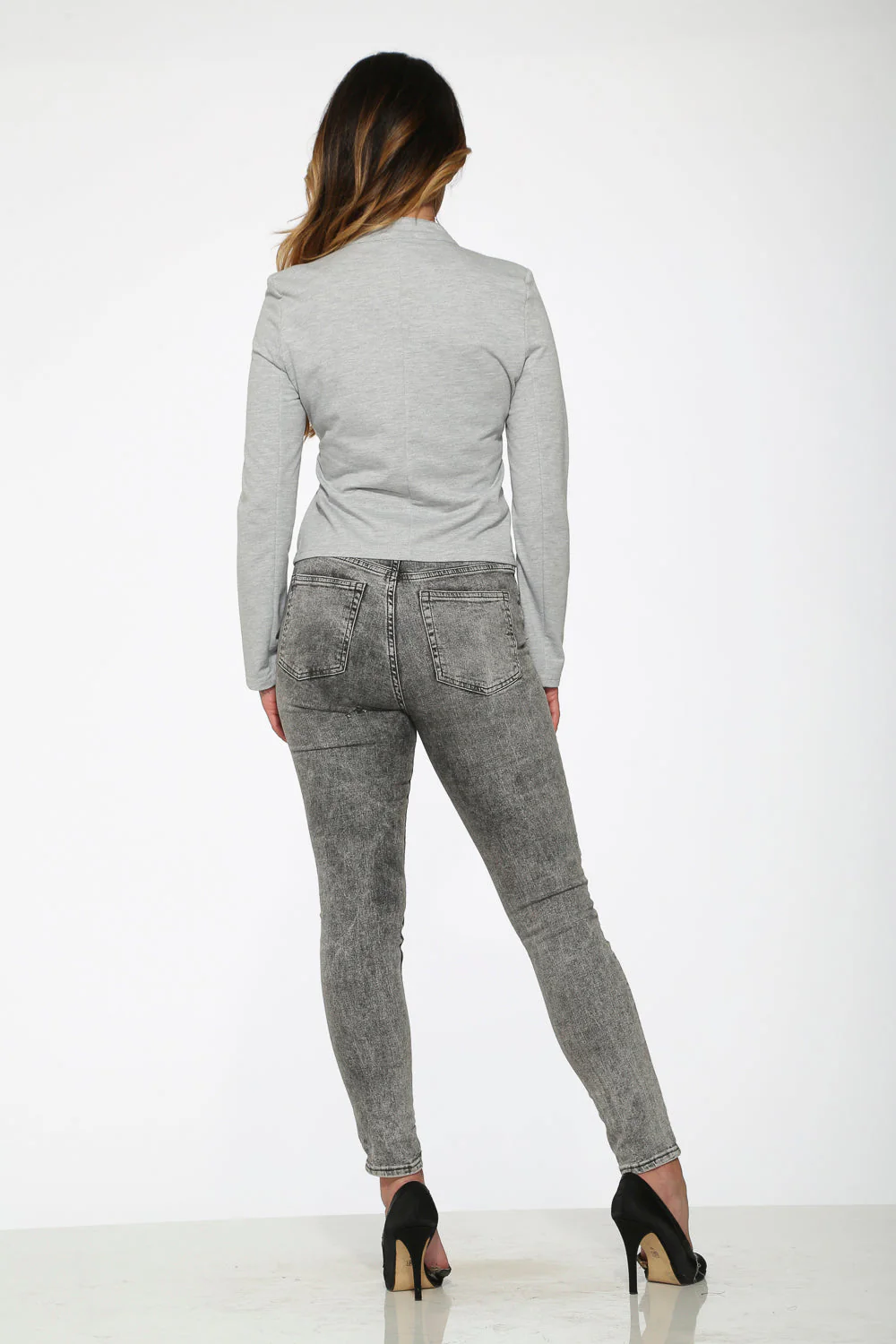 Grey Military Jacket - Image 8