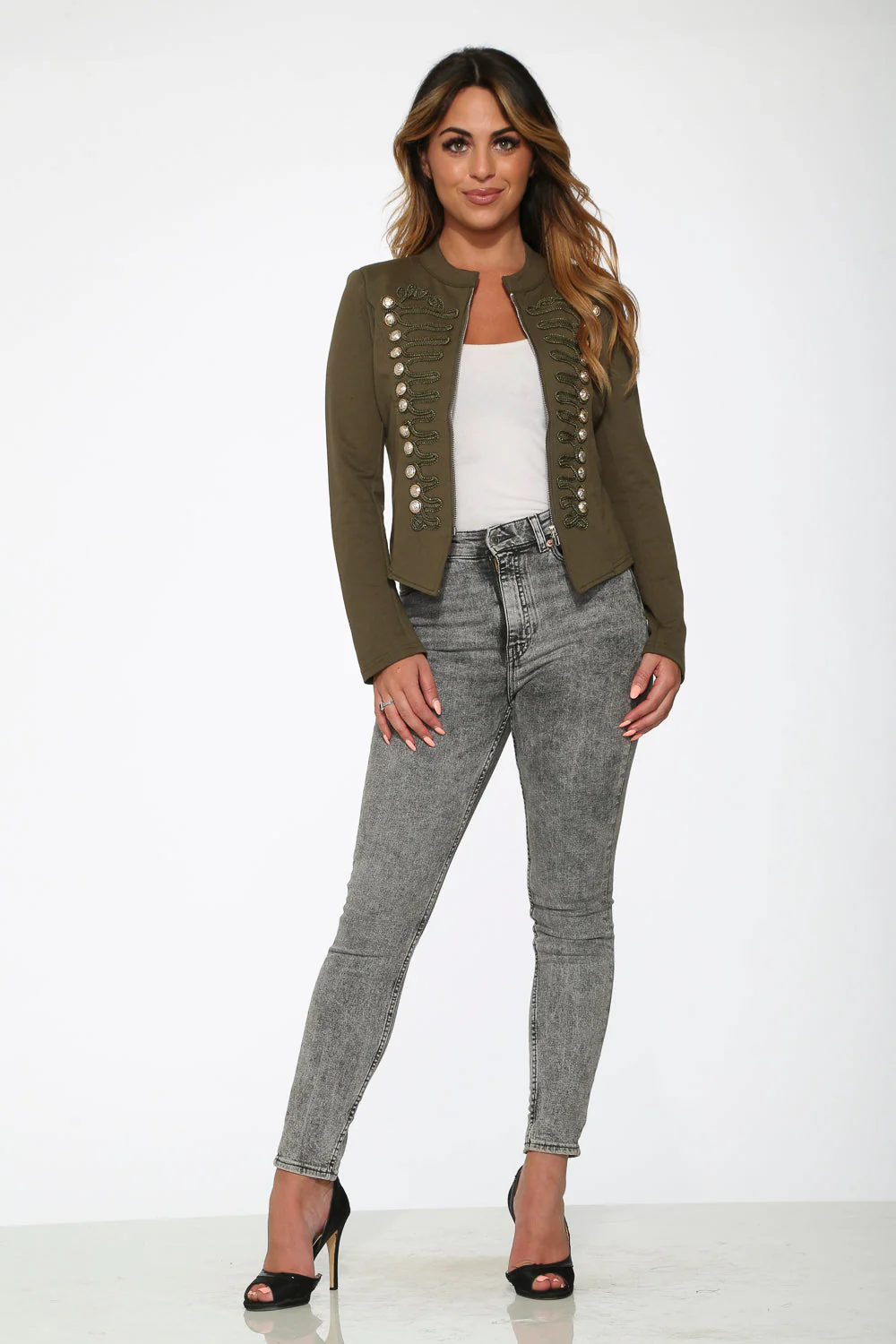 Olive Military Jacket - Image 5