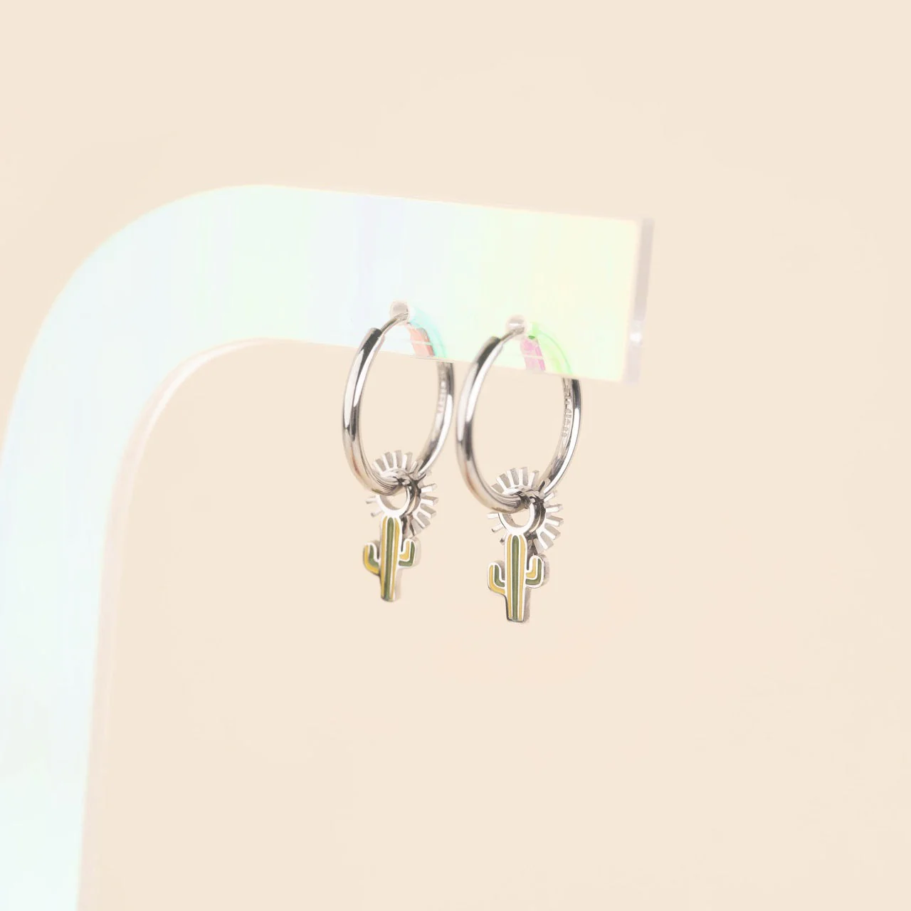 Cactus Huggie Hoop Charms - Image 4