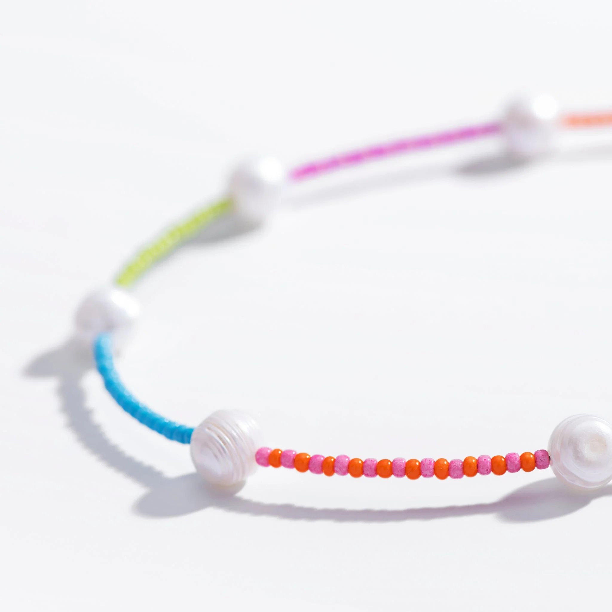 Camellia Necklace with Freshwater Pearls - Image 3
