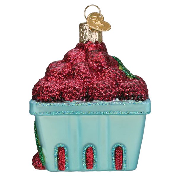 Carton Of Raspberries Ornament - Image 2