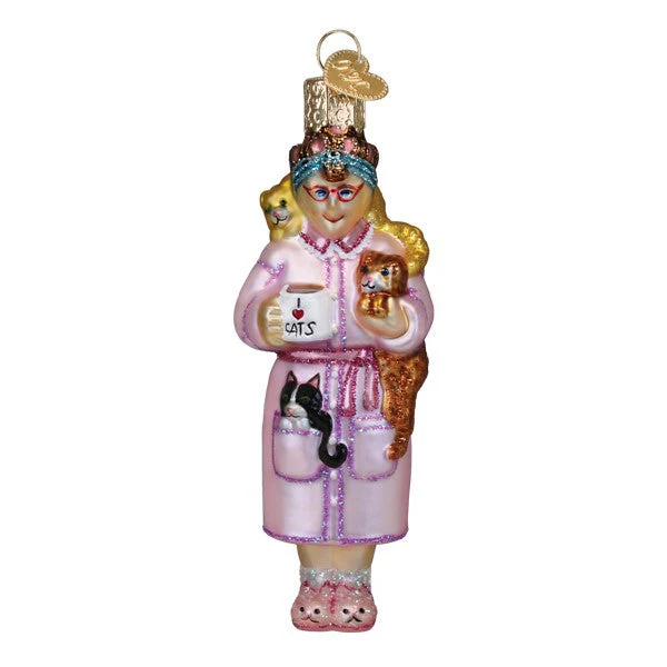 Cat Lady Ornament - Image 4
