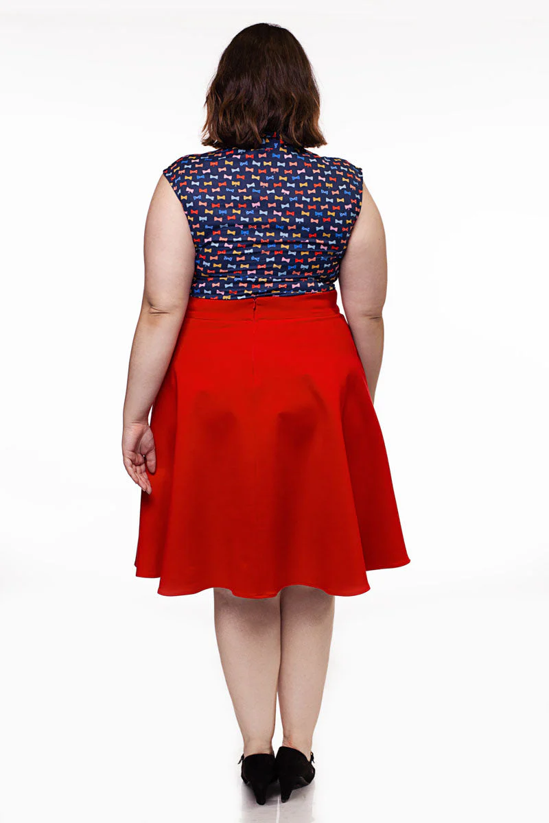 Charlotte Skirt in Red - Image 10
