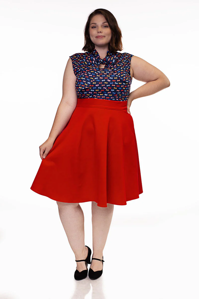 Charlotte Skirt in Red - Image 8