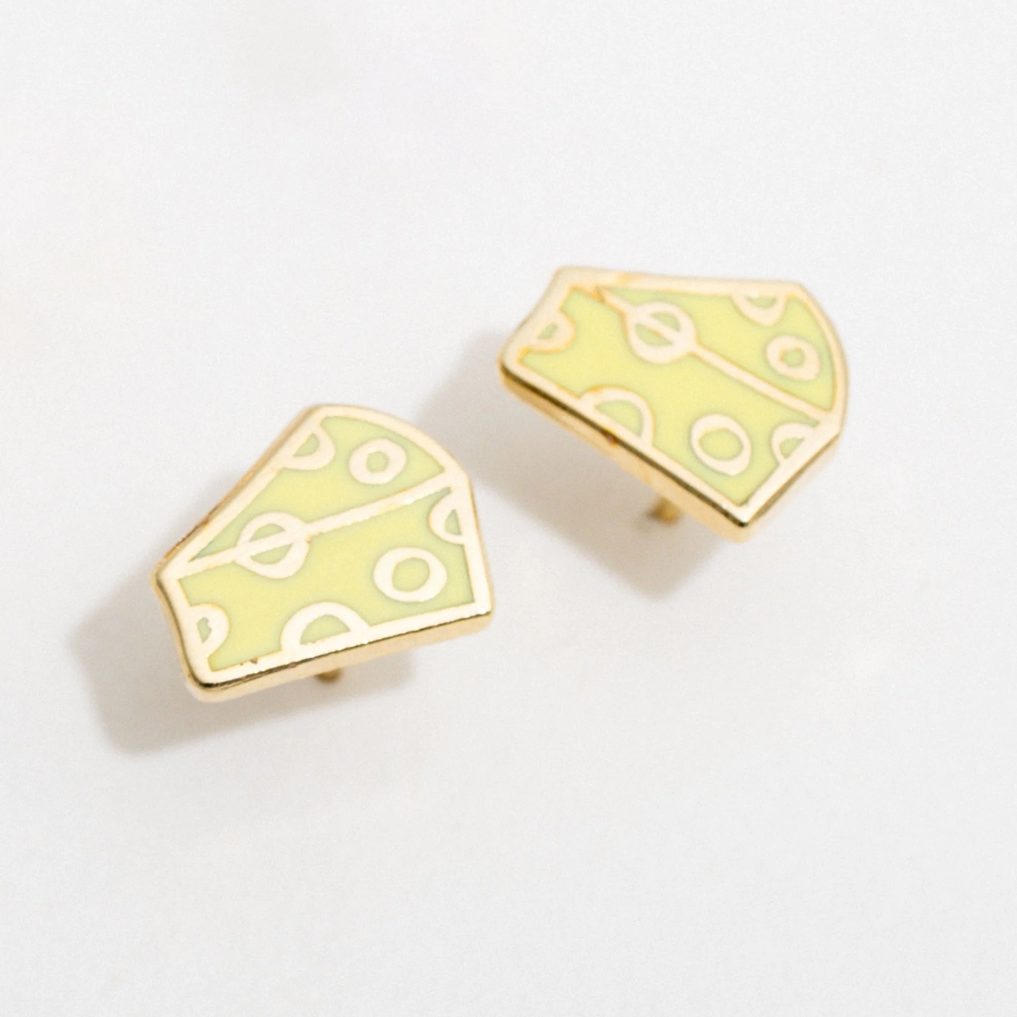 Cheese Stud Earrings - Image 2