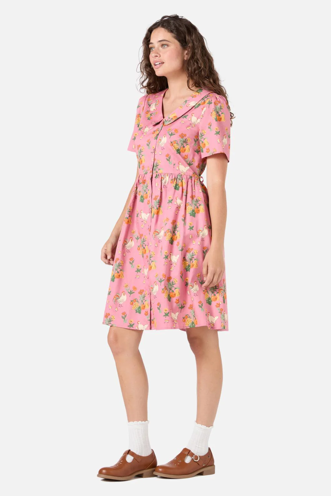 Chickens Mini Shirt Dress - Image 6