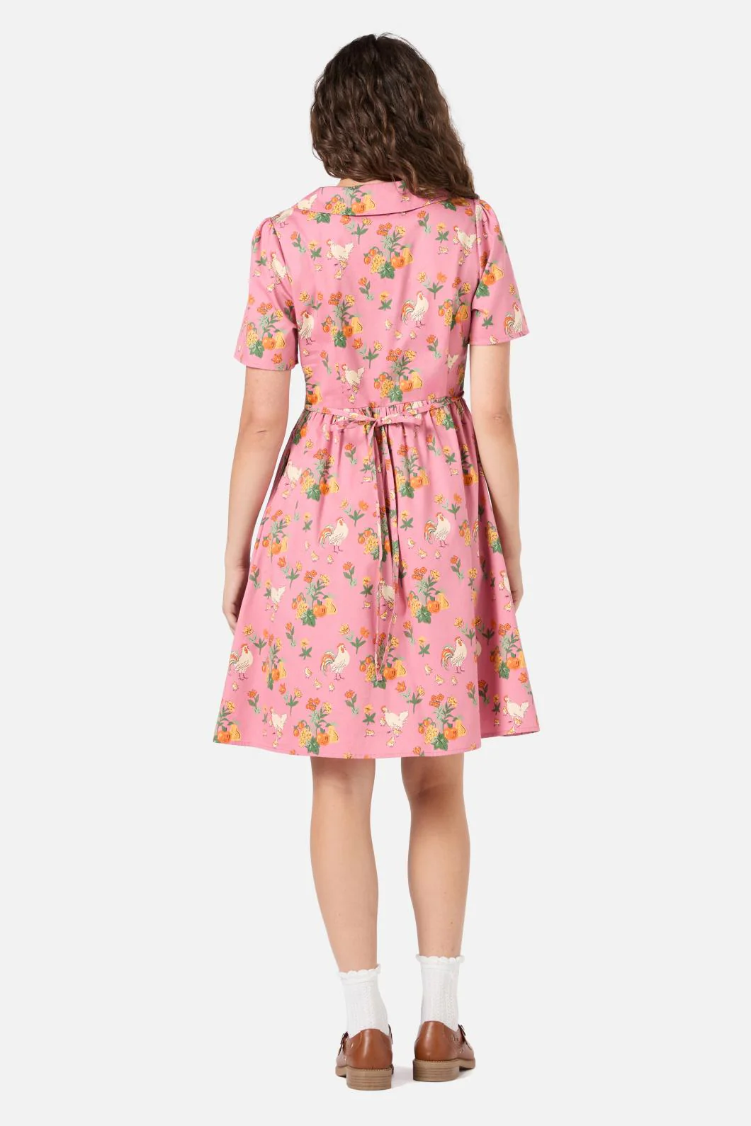 Chickens Mini Shirt Dress - Image 7