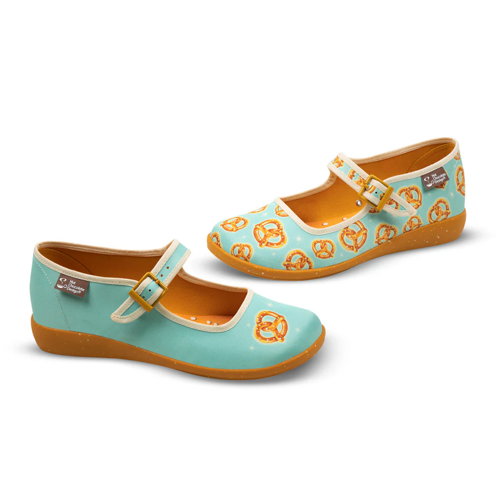 ChocolaticasĀ® Atomic Pretzel Women's Mary Jane Flat - Image 4