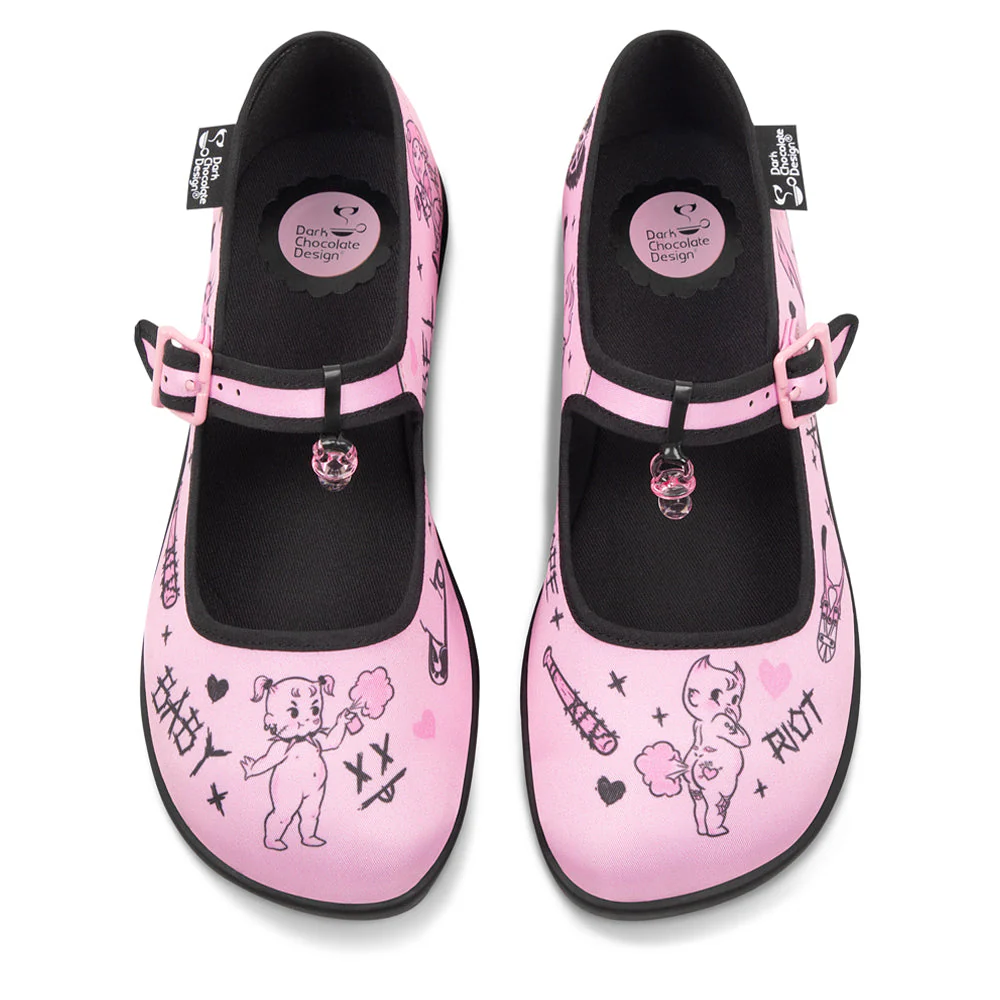 ChocolaticasĀ® Baby Riot Women's Mary Jane Flat - Image 2