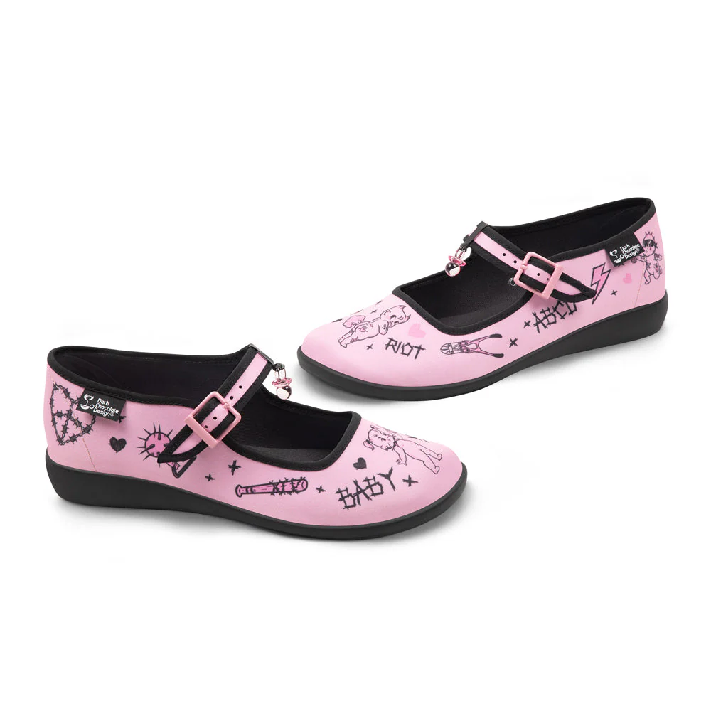 ChocolaticasĀ® Baby Riot Women's Mary Jane Flat - Image 3