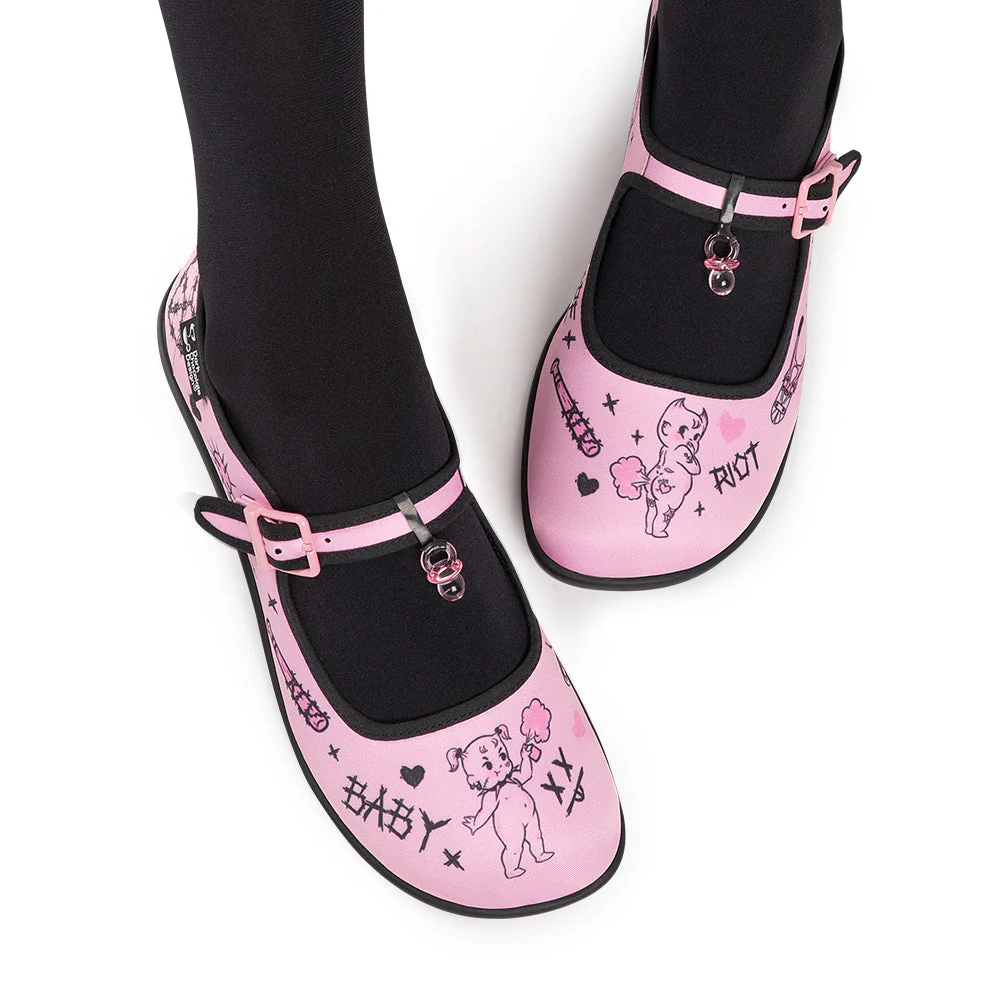 ChocolaticasĀ® Baby Riot Women's Mary Jane Flat - Image 4