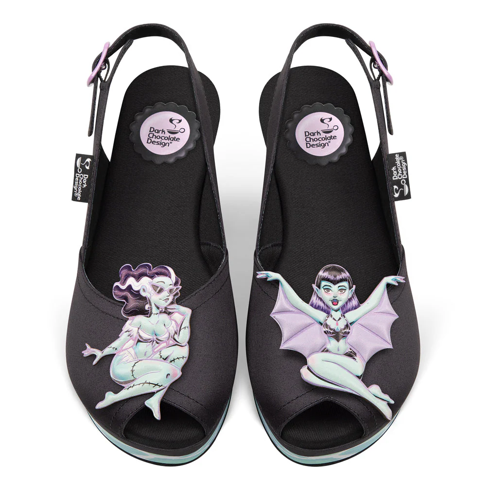 ChocolaticasĀ® Beach Ghouls Women's Sandal - Image 3