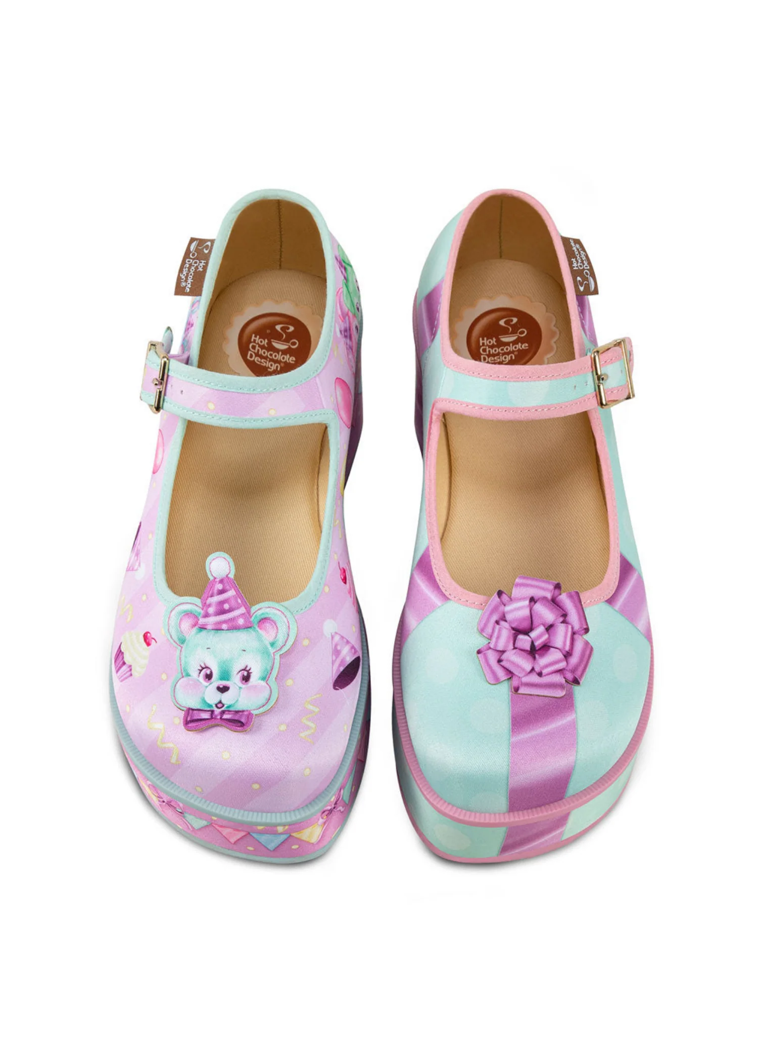ChocolaticasĀ® Birthday Buddies Women's Mary Jane Platform
